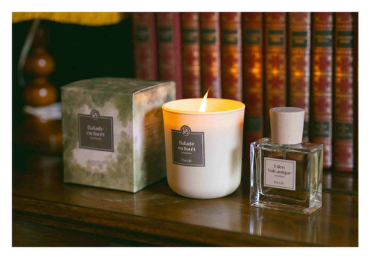 Voyage sensoriel en France avec les duos Bougie & Parfum Poécile