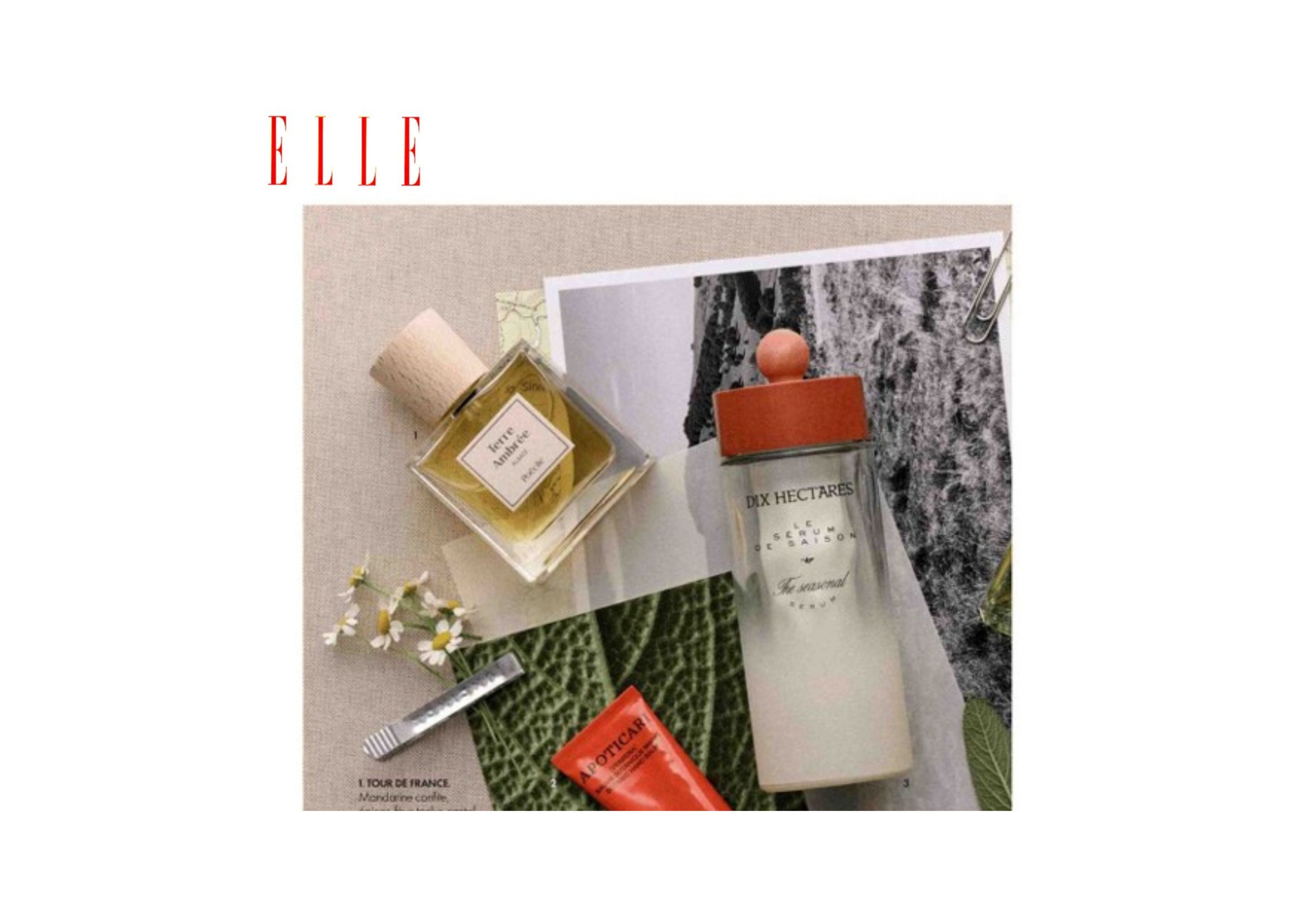 Terre Ambrée de Poécile mis à l’honneur dans ELLE Image