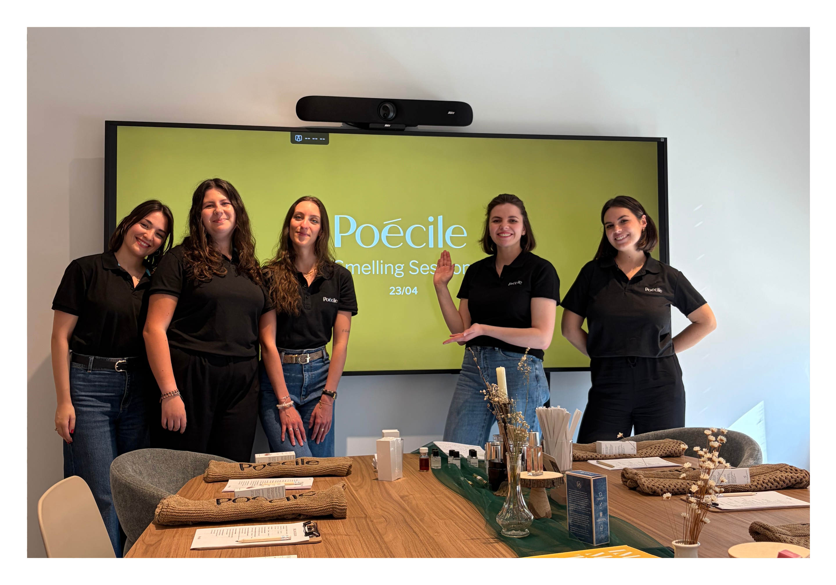 Poécile a organisé sa première smelling session