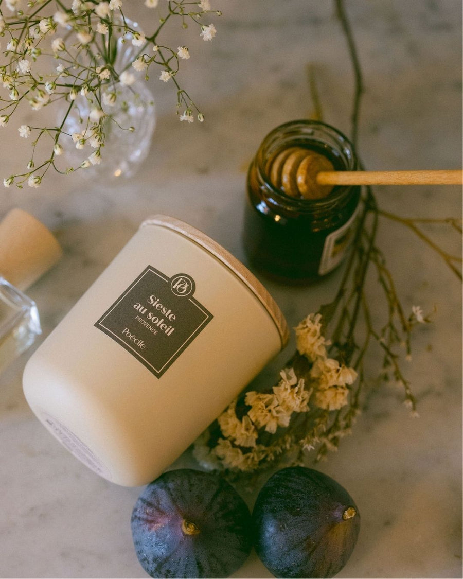 Sieste au soleil - Bougie