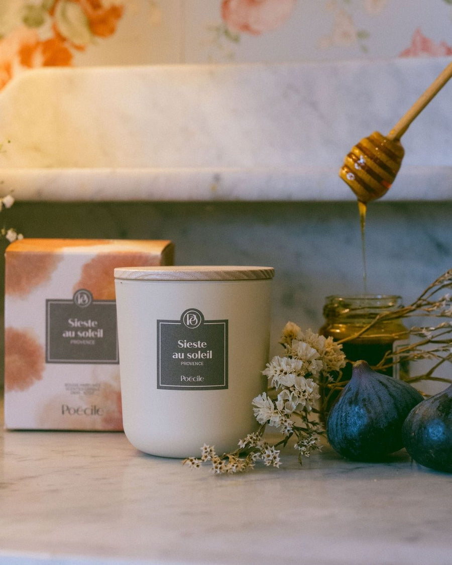 Sieste au soleil - Bougie